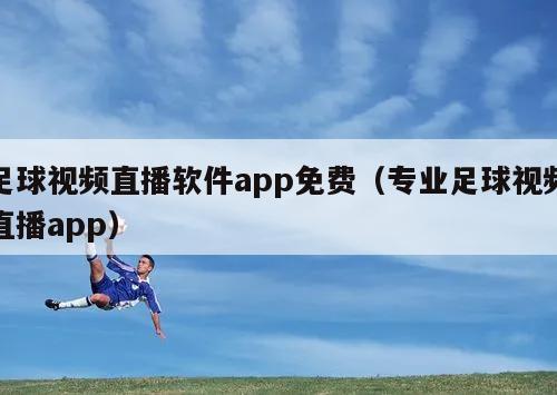 足球视频直播软件app免费（专业足球视频直播app）