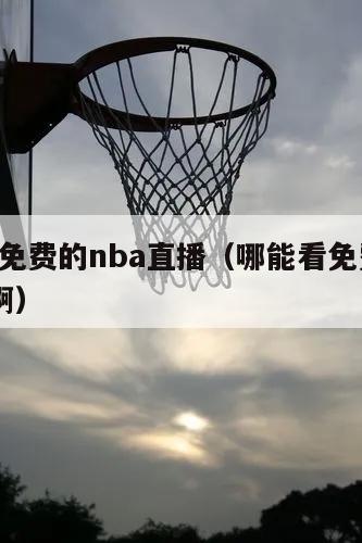 哪能看免费的nba直播（哪能看免费的nba直播啊）